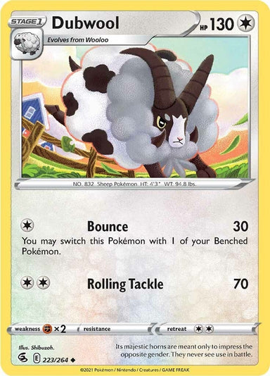 Image for Dubwool (223/264) - Pokemon