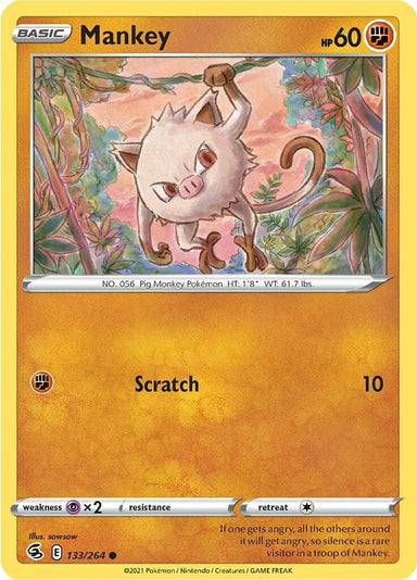 Image for Mankey (133/264) - Pokemon