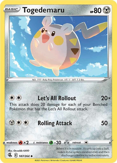 Image for Togedemaru (187/264) - Pokemon