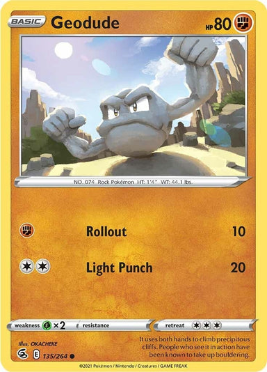 Image for Geodude (135/264) - Pokemon