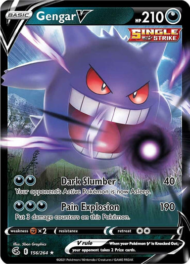 Image for Gengar V (156/264) - Pokemon