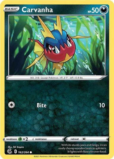 Image for Carvanha (162/264) - Pokemon