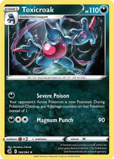 Image for Toxicroak (166/264) - Pokemon