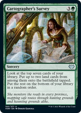 Image for Cartographer's Survey (190) (Innistrad: Crimson Vow) (VOW) - Magic: The Gathering