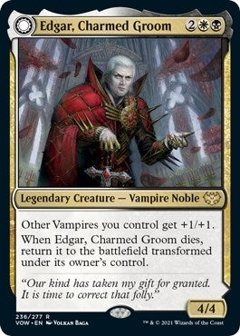 Image for Edgar, Charmed Groom (236) (Innistrad: Crimson Vow) (VOW) - Magic: The Gathering