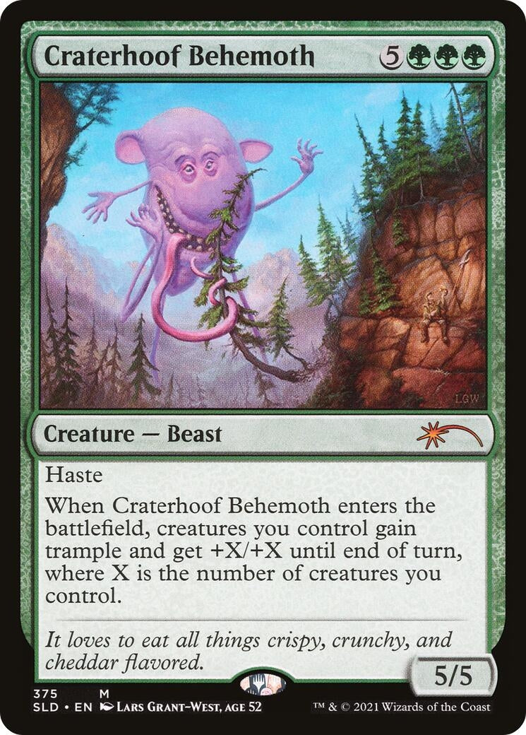 Image for Craterhoof Behemoth (375) (375) (Secret Lair Drop Series) (SLD) - Magic: The Gathering