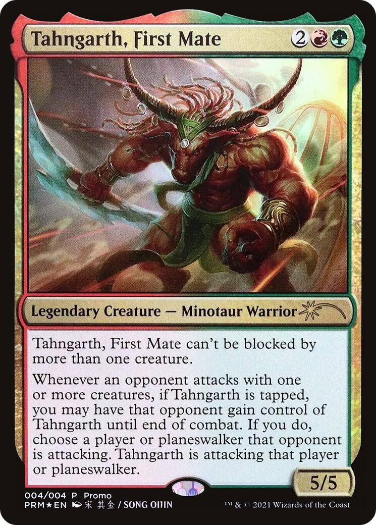 Image for Tahngarth, First Mate (4) (Unique and Miscellaneous Promos) (UMP) - Magic: The Gathering