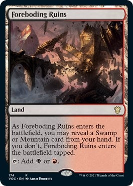 Image for Foreboding Ruins (174) (Commander: Innistrad: Crimson Vow) (VOC) - Magic: The Gathering