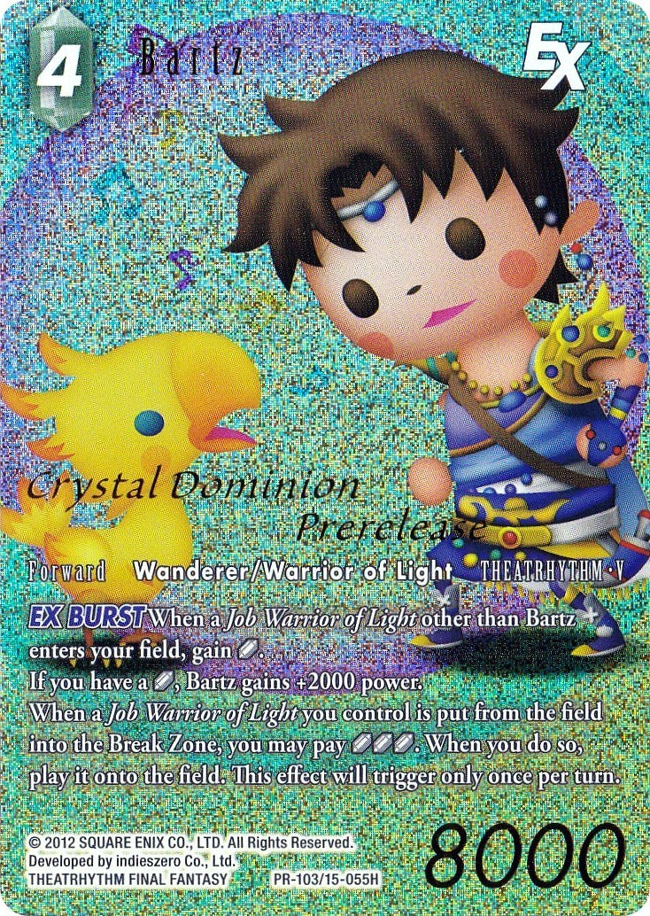 Image for Bartz EX (Prerelease Promo) (PR-103/15-055H) (FF: Promo Cards) (PR) - Final Fantasy TCG