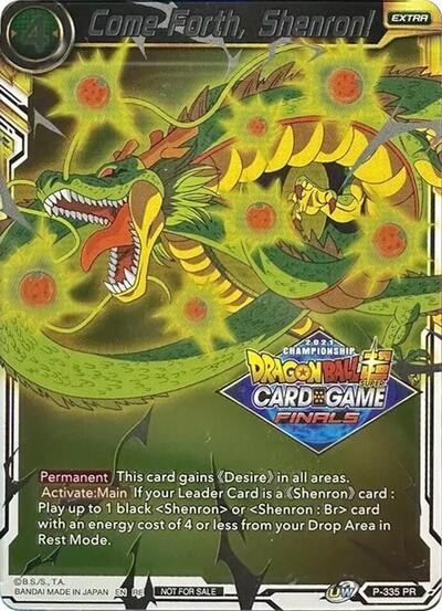 P-335  - Come Forth, Shenron! (Championship Pack 2021 Vault Set)