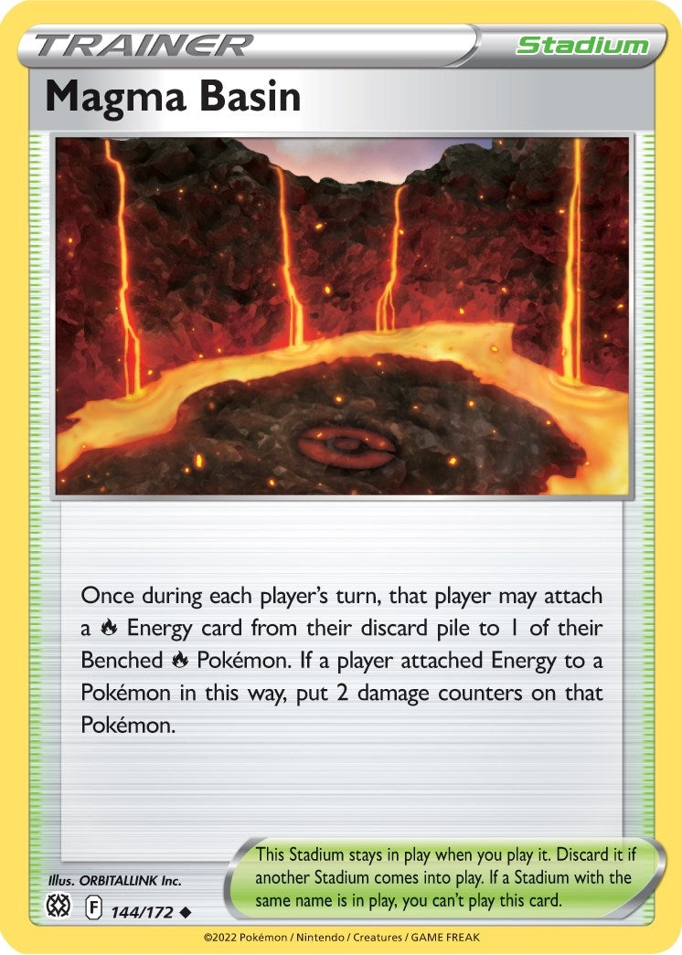 Image for Magma Basin (144/172) (SWSH09) - Pokemon