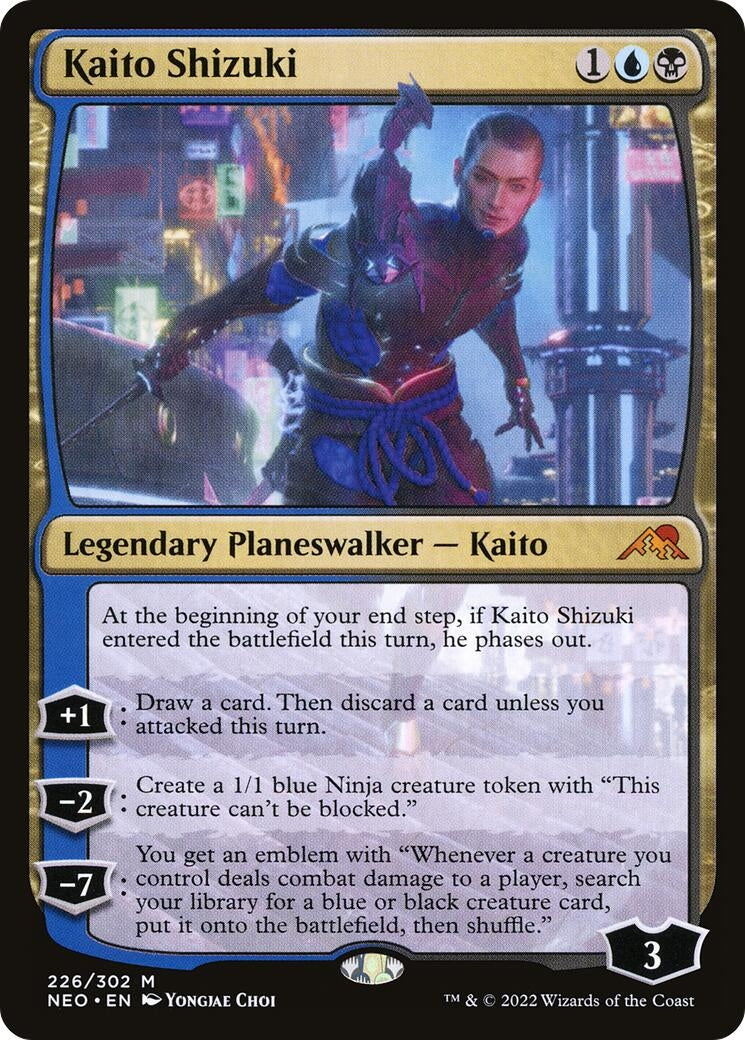 Kaito Shizuki (226) (Kamigawa: Neon Dynasty)