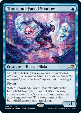 Image for Thousand-Faced Shadow (86) (Kamigawa: Neon Dynasty) (NEO) - Magic: The Gathering