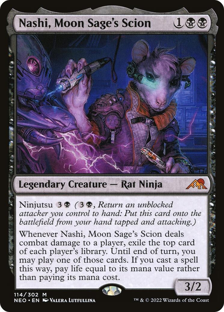 Nashi, Moon Sage's Scion (114) (Kamigawa: Neon Dynasty)