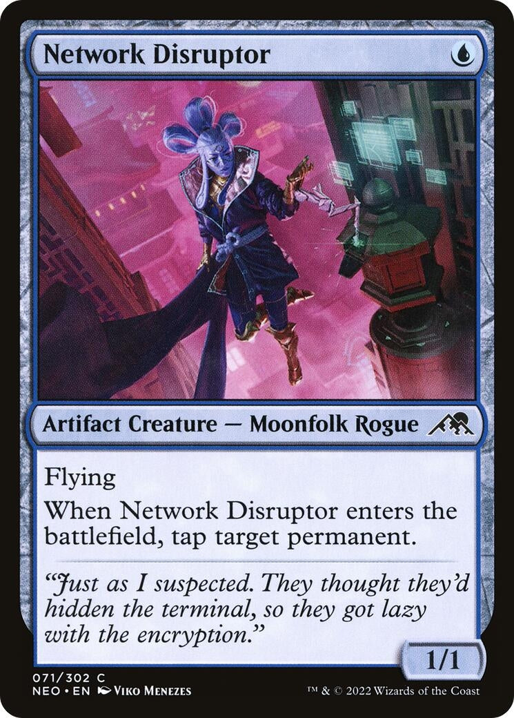 Image for Network Disruptor (71) (Kamigawa: Neon Dynasty) (NEO) - Magic: The Gathering