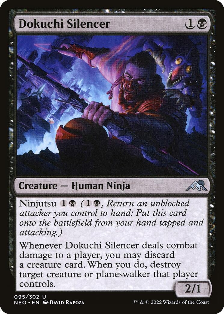 Image for Dokuchi Silencer (95) (Kamigawa: Neon Dynasty) (NEO) - Magic: The Gathering