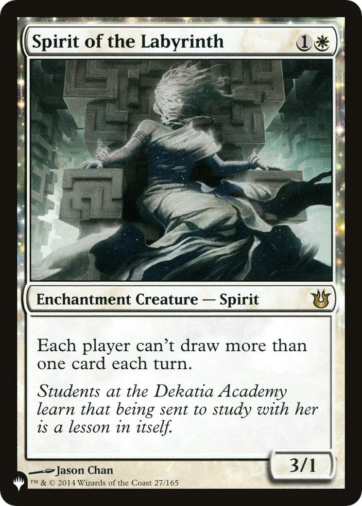 Image for Spirit of the Labyrinth (27/165) (The List Reprints) (LIST) - Magic: The Gathering