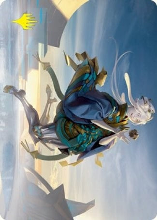 Image for Moonfolk Puzzlemaker Art Card (Gold-Stamped Signature) (6) - Magic: The Gathering