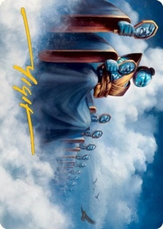 Image for Myojin of Cryptic Dreams Art Card (Gold-Stamped Signature) (7) - Magic: The Gathering
