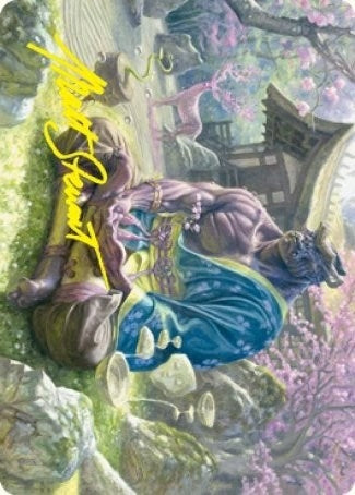 Image for Kosei, Penitent Warlord Art Card (Gold-Stamped Signature) (8) - Magic: The Gathering