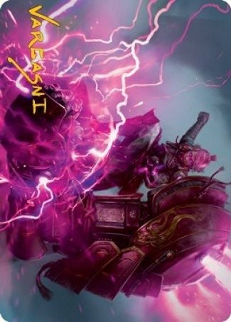 Image for Voltage Surge Art Card (Gold-Stamped Signature) (15) - Magic: The Gathering
