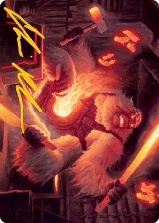 Image for Kami of Industry Art Card (Gold-Stamped Signature) (17) - Magic: The Gathering