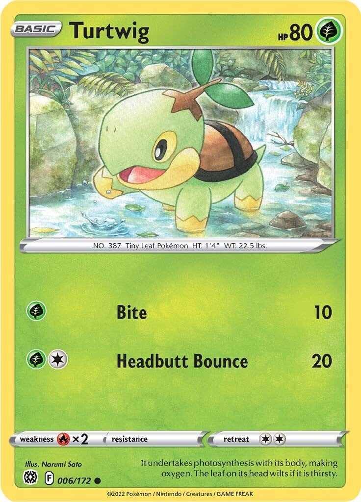 Image for Turtwig (006/172) (SWSH09) - Pokemon