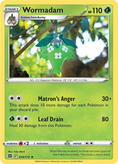Image for Wormadam (10) (010/172) (SWSH09) - Pokemon