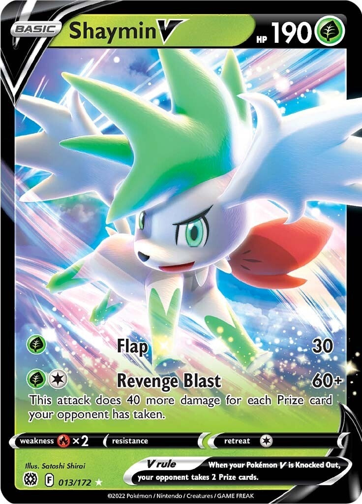 Image for Shaymin V (013/172) (SWSH09) - Pokemon