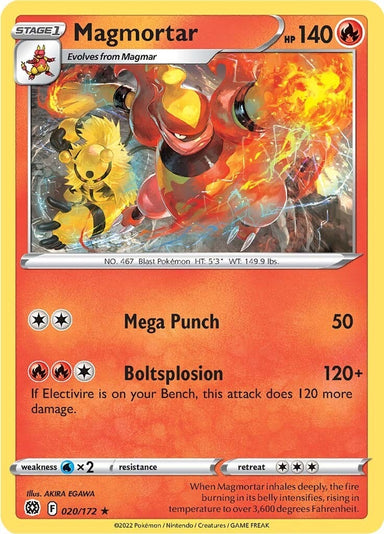 Image for Magmortar (020/172) (SWSH09) - Pokemon
