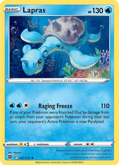 Image for Lapras (031/172) (SWSH09) - Pokemon