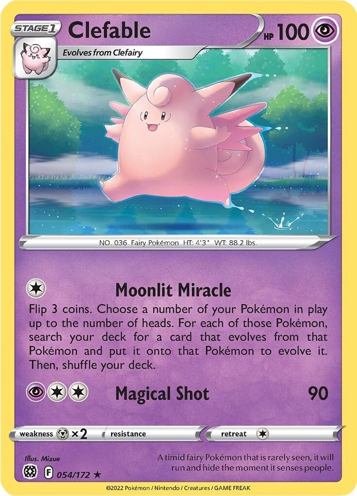 Image for Clefable (054/172) (SWSH09) - Pokemon