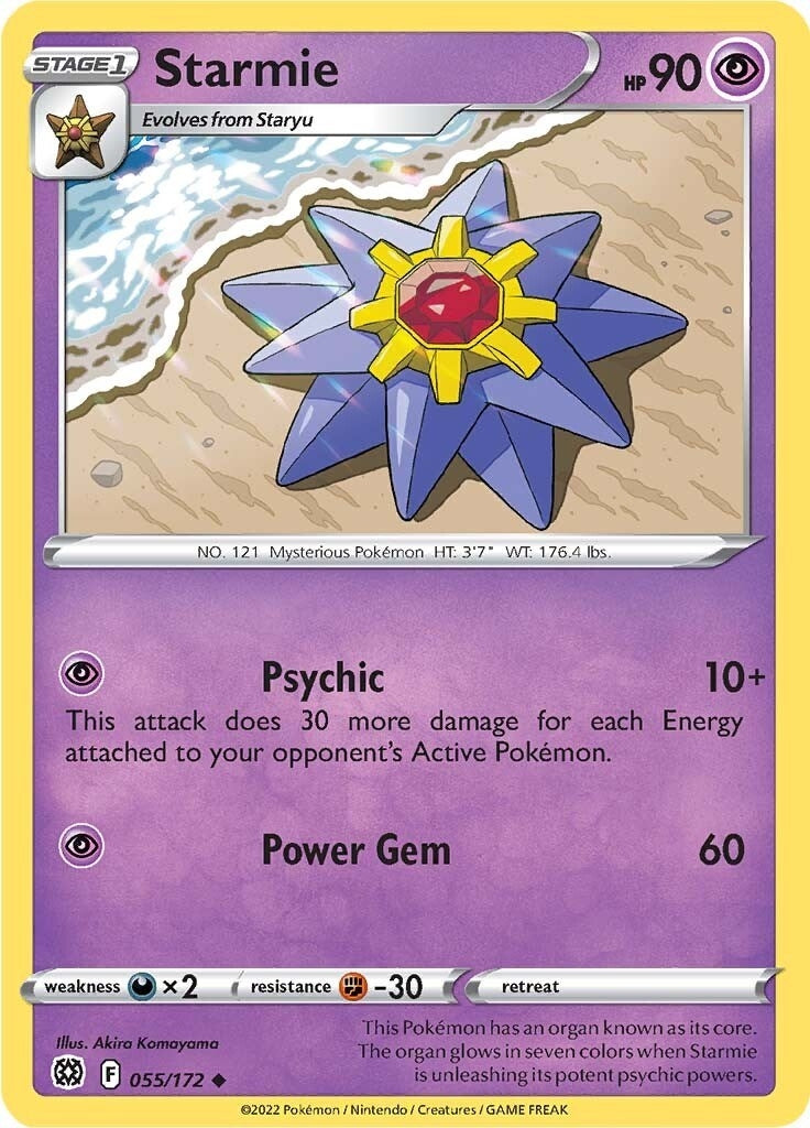 Image for Starmie (055/172) (SWSH09) - Pokemon