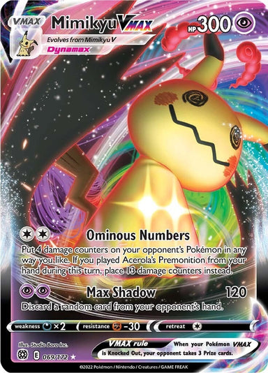 Image for Mimikyu VMAX (069/172) (SWSH09) - Pokemon