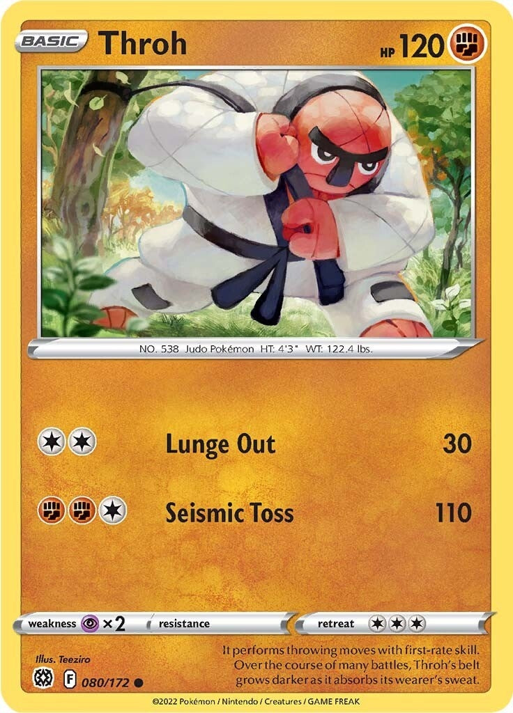 Image for Throh (080/172) (SWSH09) - Pokemon