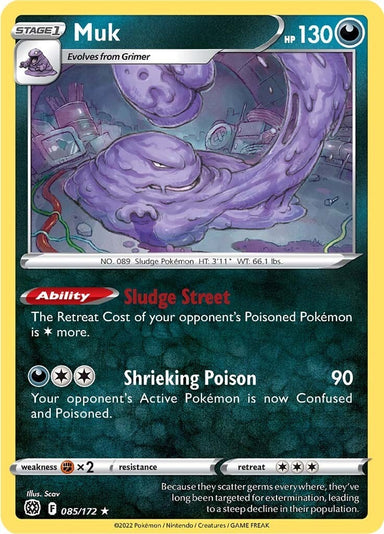 Image for Muk (085/172) (SWSH09) - Pokemon