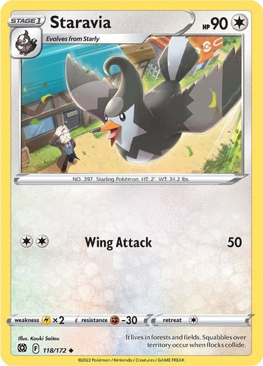 Image for Staravia (118/172) (SWSH09) - Pokemon