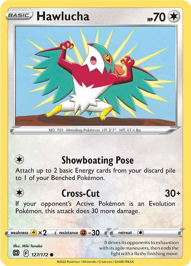 Image for Hawlucha (127/172) (SWSH09) - Pokemon