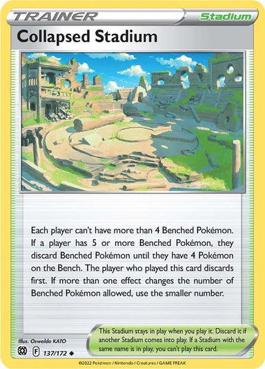 Image for Collapsed Stadium (137/172) (SWSH09) - Pokemon