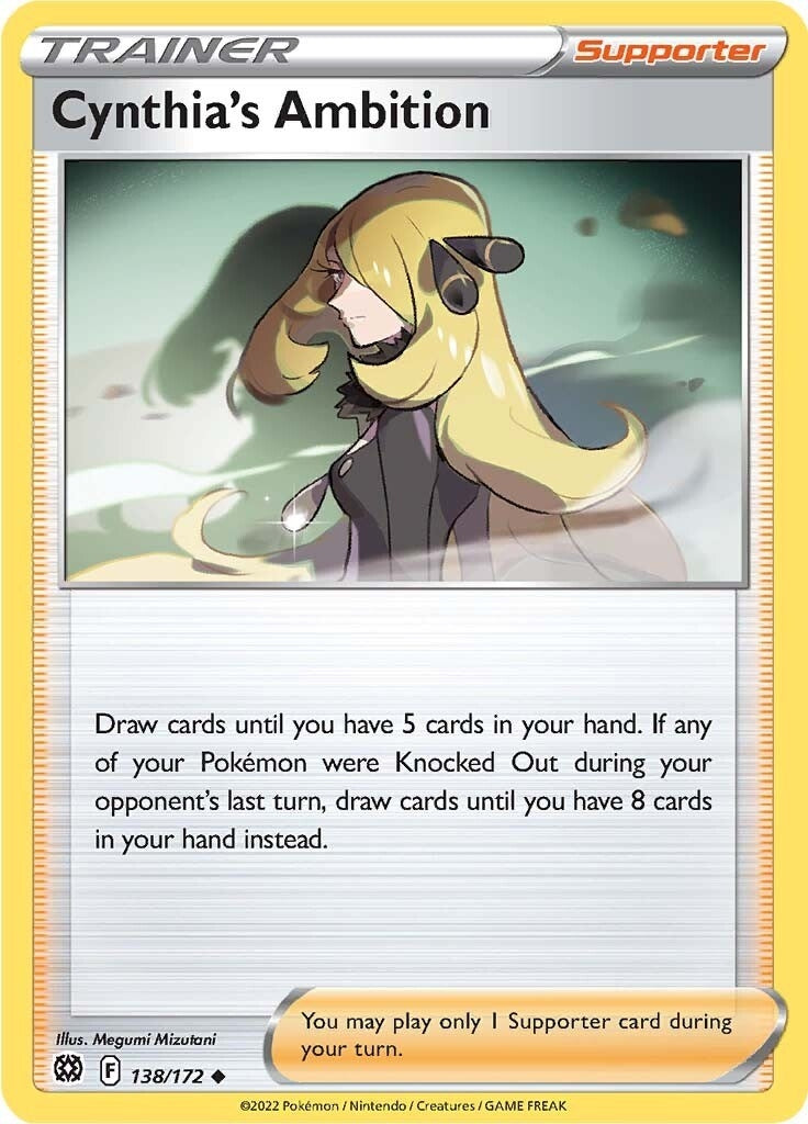 Image for Cynthia's Ambition (138/172) (SWSH09) - Pokemon