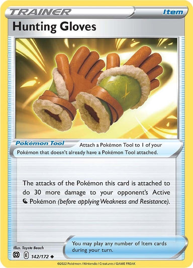 Image for Hunting Gloves (142/172) (SWSH09) - Pokemon
