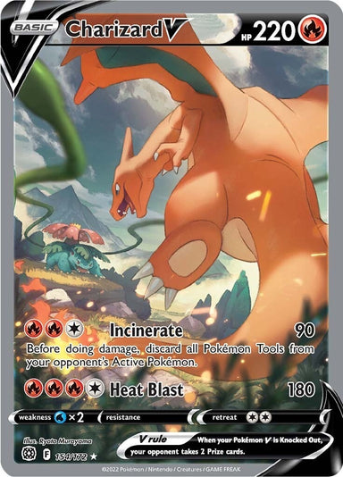 Image for Charizard V (Alternate Full Art) (154/172) (SWSH09) - Pokemon