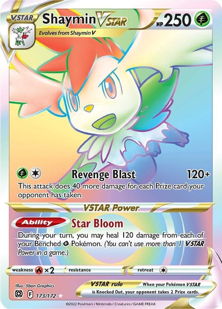 Image for Shaymin VSTAR (Secret) (173/172) (SWSH09) - Pokemon