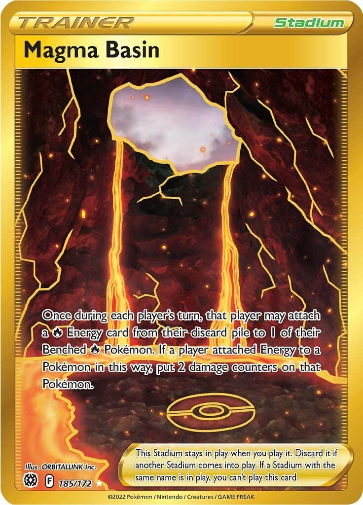 Image for Magma Basin (Secret) (185/172) (SWSH09) - Pokemon