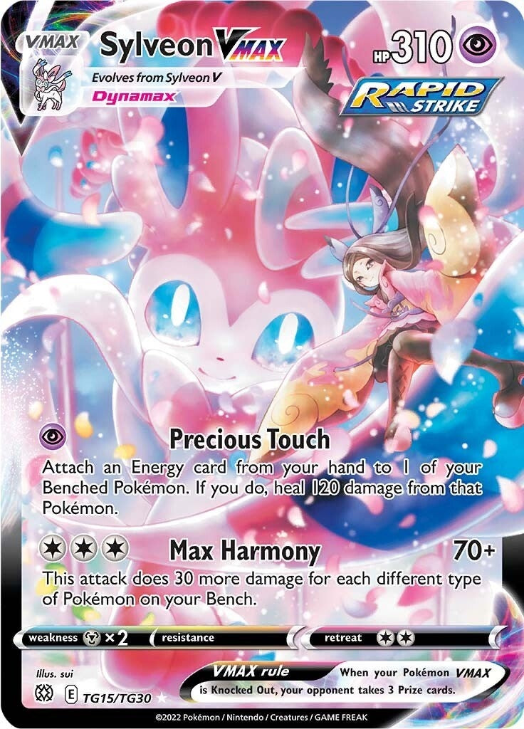 Image for Sylveon VMAX (TG15/TG30) (SWSH09: Brilliant Stars Trainer Gallery) - Pokemon