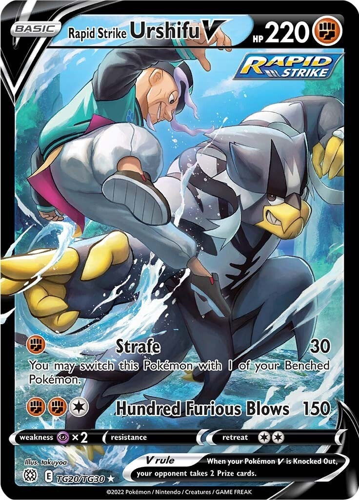 Image for Rapid Strike Urshifu V (TG20/TG30) (SWSH09: Brilliant Stars Trainer Gallery) - Pokemon
