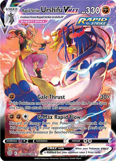 Image for Rapid Strike Urshifu VMAX (TG21/TG30) (SWSH09: Brilliant Stars Trainer Gallery) - Pokemon