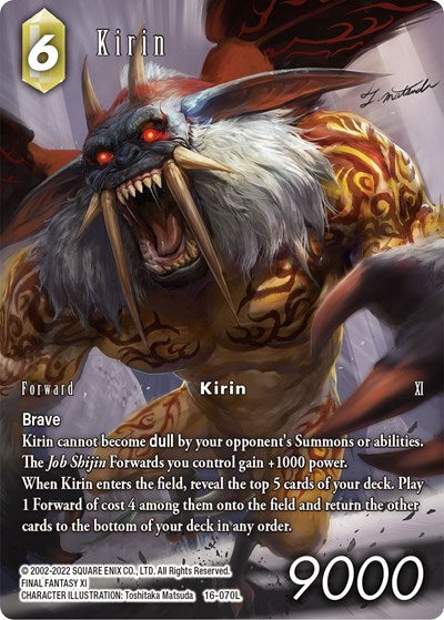 16-070L - Kirin Full Art