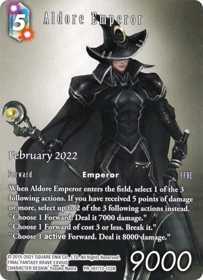 PR-107/13-122H - Aldore Emperor
