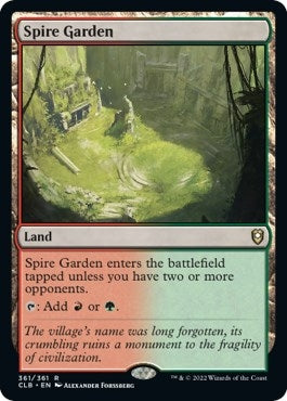 Image for Spire Garden (361) (CLB) - Magic: The Gathering